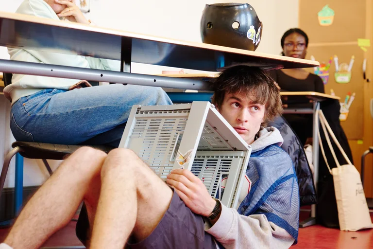 Das Klassenzimmerstück »Heute Nacht um 03.34 Uhr«