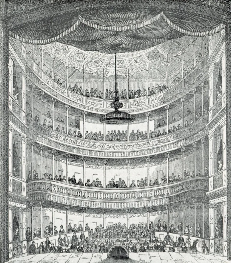 Thalia Theater Zuschauerraum 1843